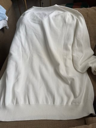 Jersey Massimo Dutti Blanco Talla M