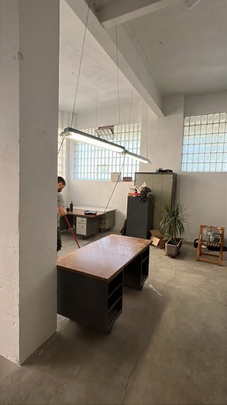 Escritorio Vintage Industrial Madera y Metal