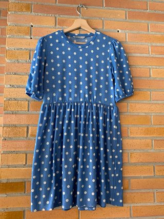 Vestido corto verano lunares