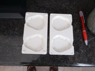 Molde para plomos de pesca (cemento)