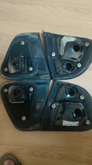 4 Faros Traseros Negros Seat Córdoba