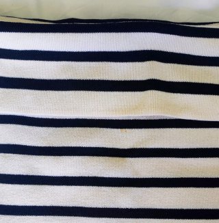 Top spalle scoperte a righe Zara taglia S