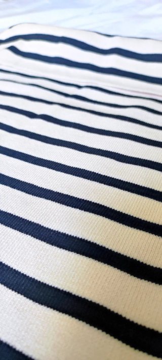 Top spalle scoperte a righe Zara taglia S