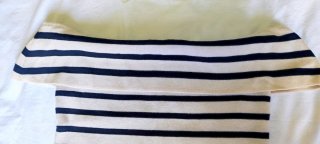 Top spalle scoperte a righe Zara taglia S
