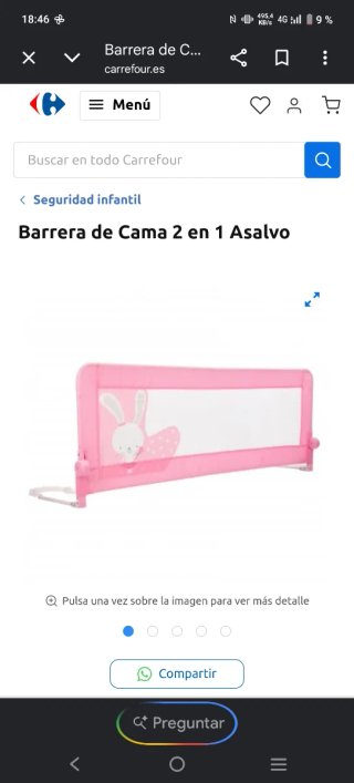 Barandilla de Cama Asalvo Infantil
