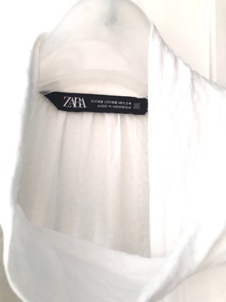 Camisa Zara Blanca Talla XS