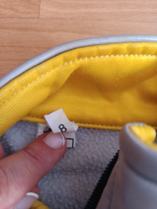 Chaqueta Chándal Col•legi Closa Gris y Amarillo