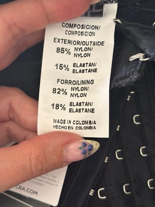 Faja Moldeadora SWEETY Negra Talla M