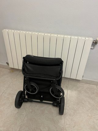 Carrito de bebé plegable verde