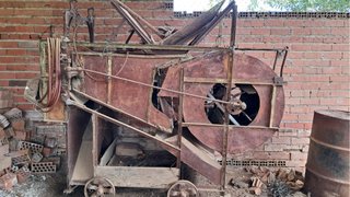 Máquina antigua industrial