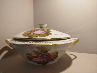 Vajilla Ancel Limoges fina Porcelana Fragonard