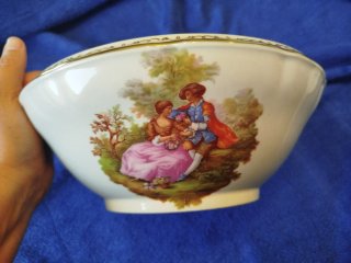 Vajilla Ancel Limoges fina Porcelana Fragonard
