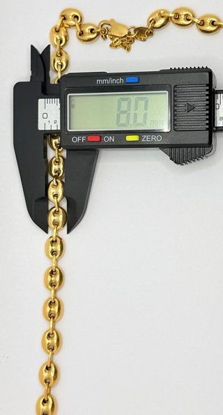Cadena Calabrote de oro de 18k, 41.95 g, 62 cm.