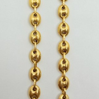 Cadena Calabrote de oro de 18k, 41.95 g, 62 cm.