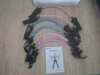 Set Pilates FOKKY con Barra y Bandas