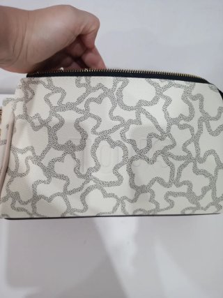 Bolso Tous Blanco y Dorado