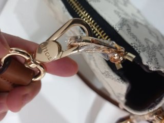 Bolso Tous Blanco y Dorado