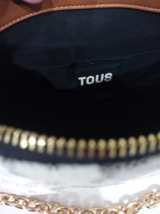 Bolso Tous Blanco y Dorado