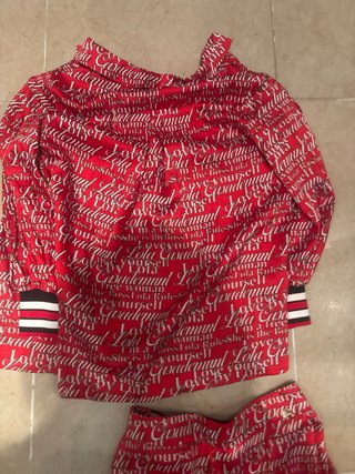 Conjunto Lola Casademunt Rojo Estampado