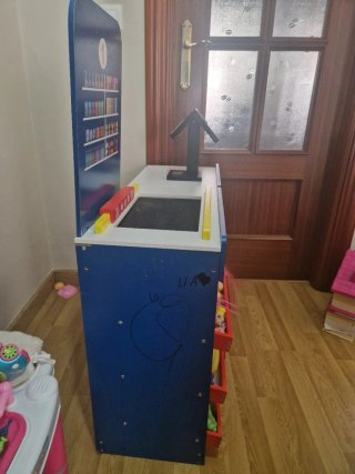 Tienda Lidl de madera