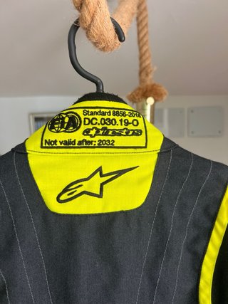 Mono Alpinestars FIA Rally Negro/Amarillo