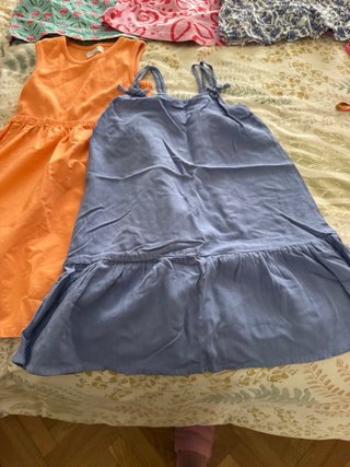 Lote 8 vestidos niña 5-6 años