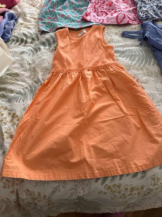 Lote 8 vestidos niña 5-6 años