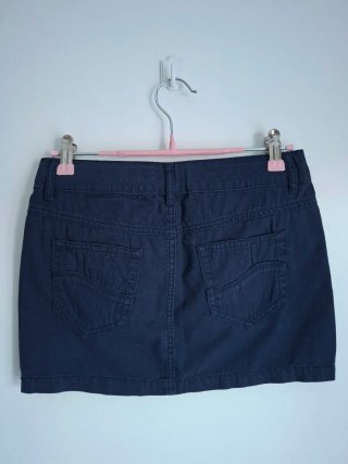 Falda azul marino niña BENETTON talla 8 años