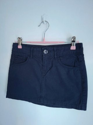 Falda azul marino niña BENETTON talla 8 años