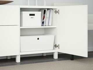 Balda BESTÅ IKEA blanca 56x36 cm