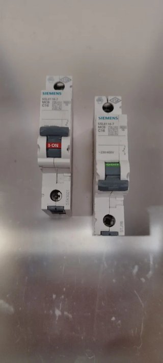 Interruptor magnetotérmico Siemens C16