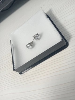 Orecchini in argento con zircone