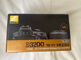 Camara Reflex Nikon D3200 18-55 VR II KIT NUEVA