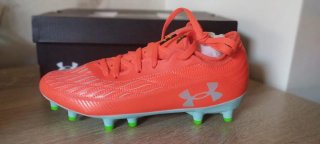 Zapatillas Under Armour Naranja y Verde