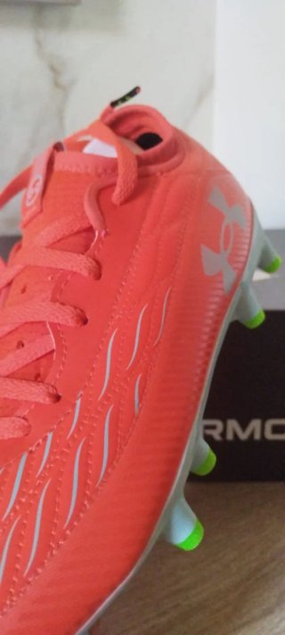 Zapatillas Under Armour Naranja y Verde