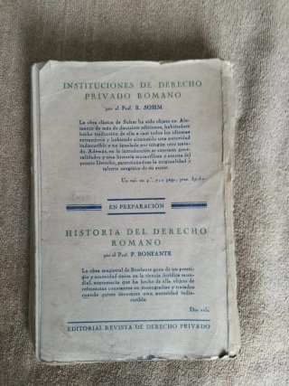 Manual del derecho romano