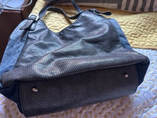 Bolso Desigual Azul y Plateado ORIGINAL !!