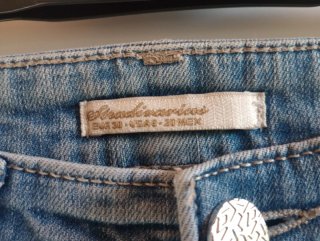Jeans Stradivarius Blu Strappati