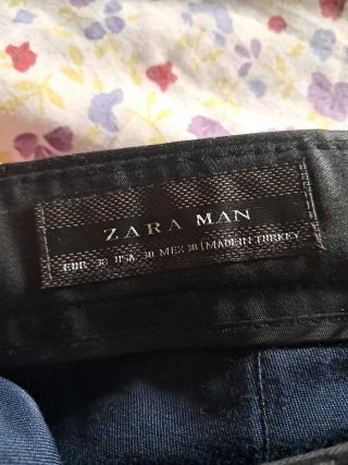 Traje Zara Negro Hombre