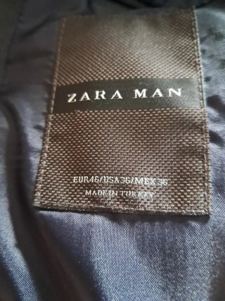 Traje Zara Negro Hombre