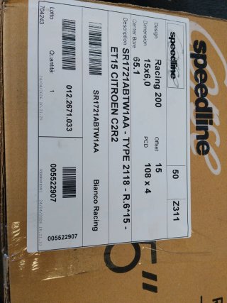 Llantas Speedline Corse Blancas