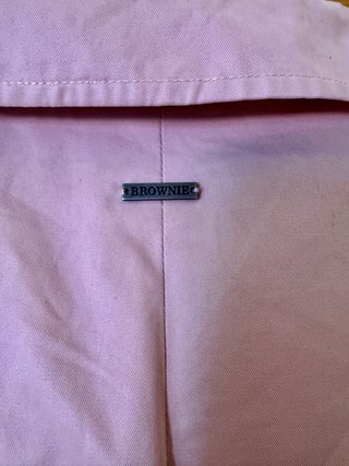 Trench corto rosa nude Brownie Talla S