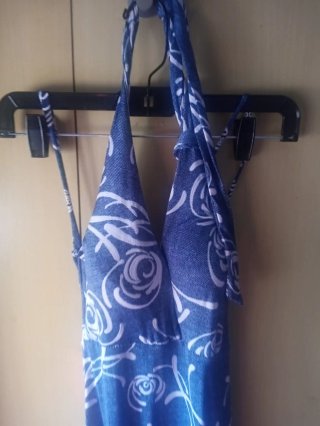 Vestido largo estampado floral