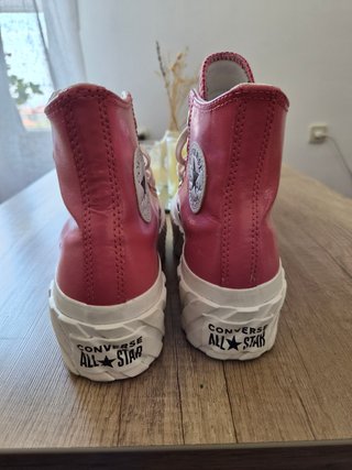 Zapatillas Converse plataforma rosas