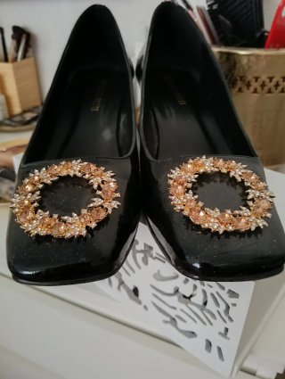 Zapatos Elio Pichi charol negros talla 40/41