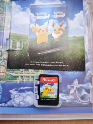 Pack Pokémon Let's Go Pikachu + Eevee Switch