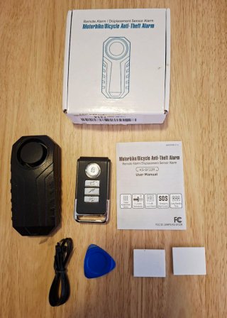 Alarma inalámbrica antirrobo bicicletas y motos