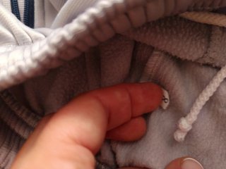 Chándal Closa Gris con Bolsillo Amarillo