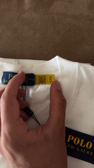 Camiseta Polo Ralph Lauren Blanca Talla S/M