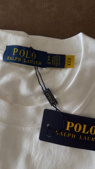 Camiseta Polo Ralph Lauren Blanca Talla S/M